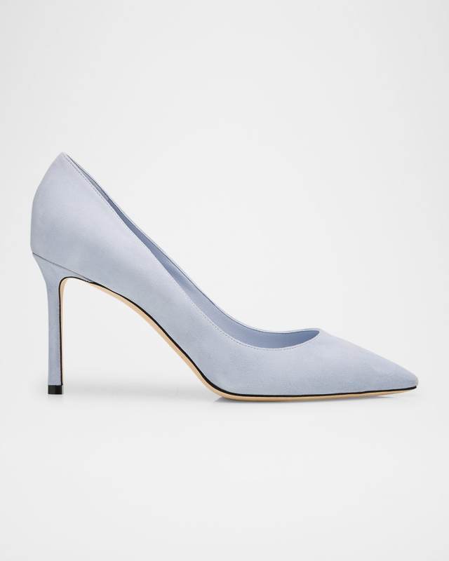 Romy 85 Suede Pumps